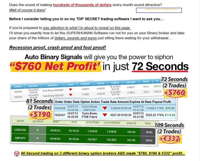 Most successful binary options strategy